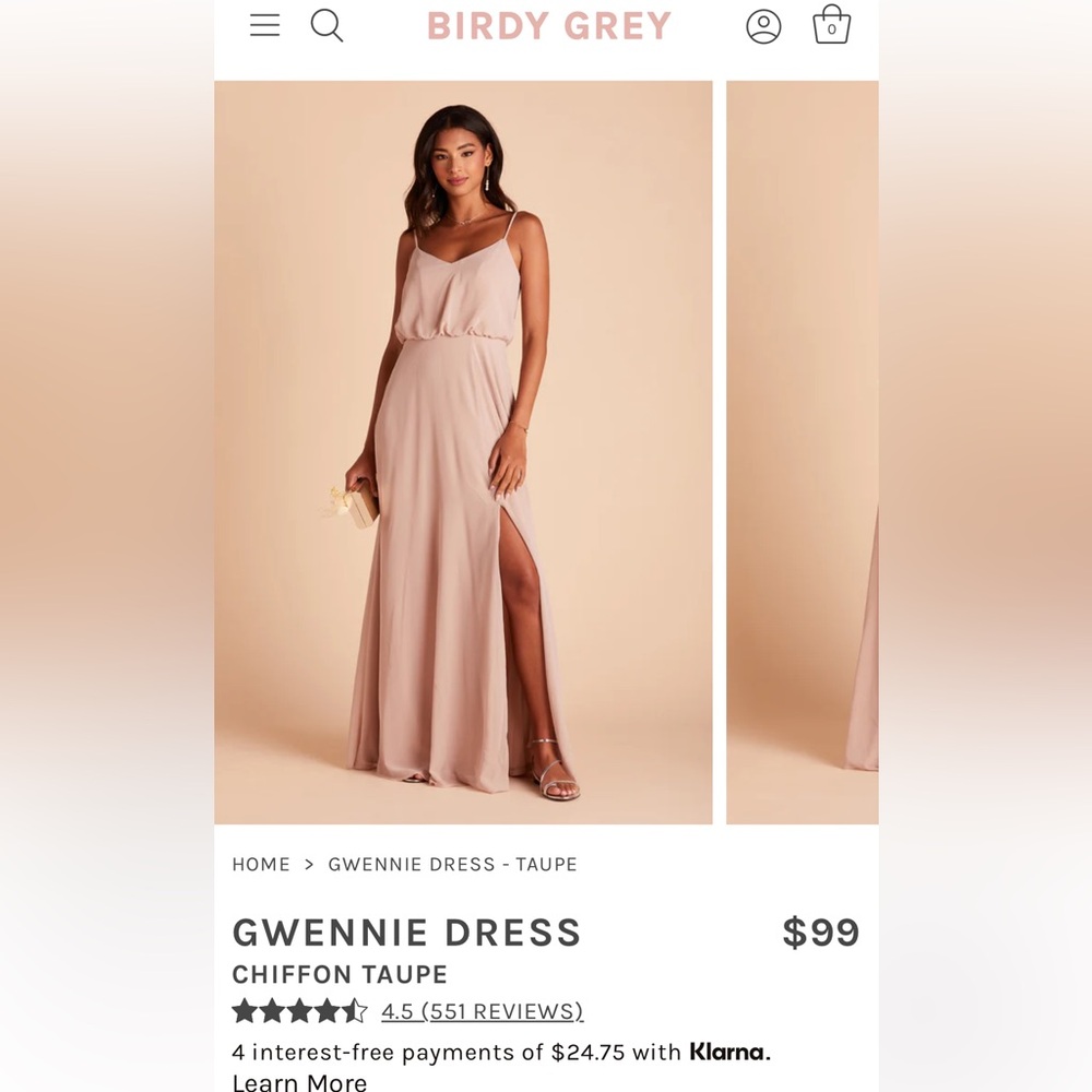 Birdy Grey Taupe Gwennie Dress